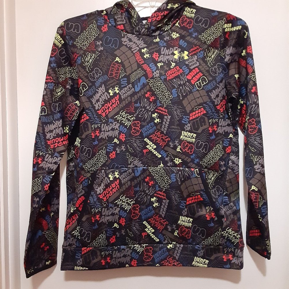 Under Armour Hoodie - Black/Blue/Yellow/Red - Youth Size XL